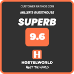 miller's guest house Hostelworld travel award